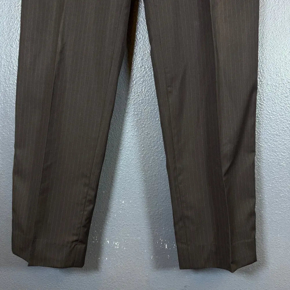 Pronto Uomo 39 long/33 waist grey suit jacket with pants 32/33 wool blazer 2 dot